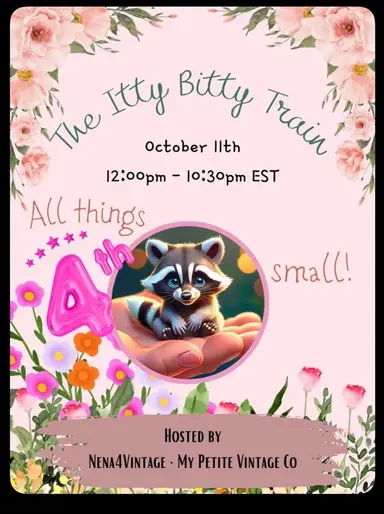 Itty Bitty Train - w/ FabricandTreasures