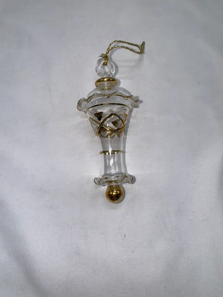 Hand Blown Glass Christmas Ornament