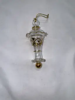 Hand Blown Glass Christmas Ornament