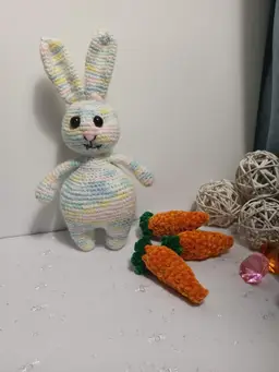 Crocheted bunny rabbit