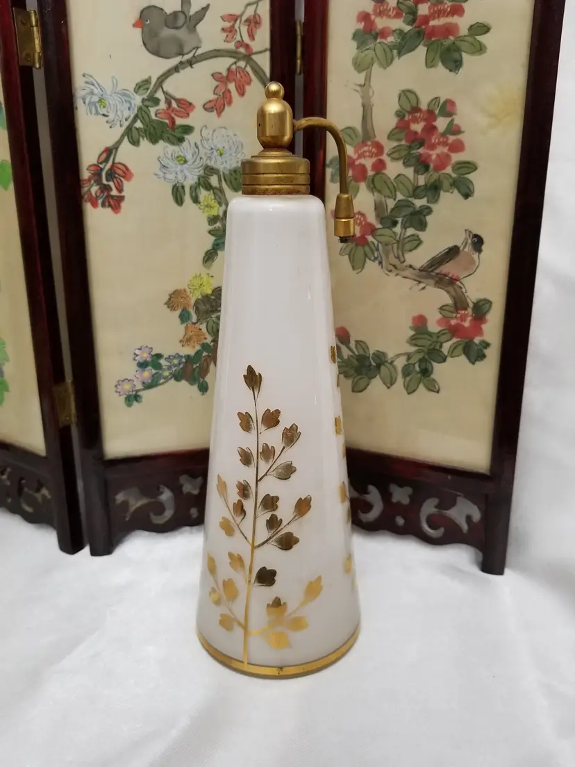 Vintage Irice Glass Perfume Atomizer