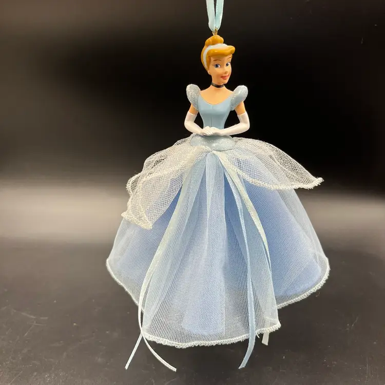 Disney Sketchbook Princess Ornaments 2008 Ribbon Cinderella Christmas Holiday