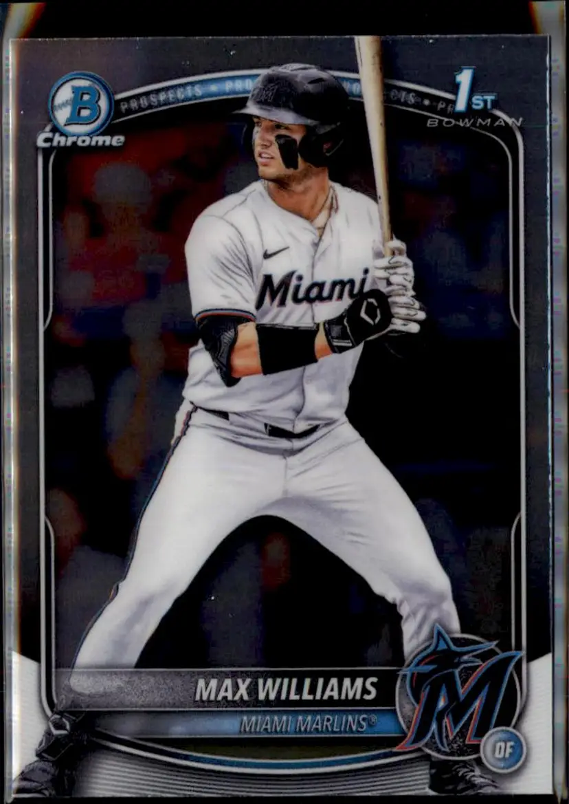 2025 Bowman Draft #BDC-68 Max Williams Chrome - (138) - Miami Marlins