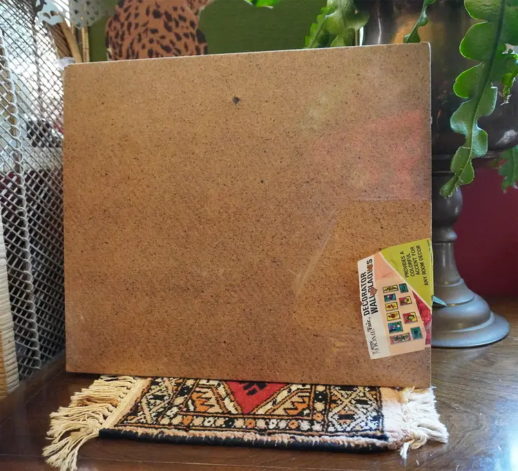 1970s Hang in There Baby Cat Cork Memo Board | 1970s Cat Wall Decor | 70s Novelty Office Decor |