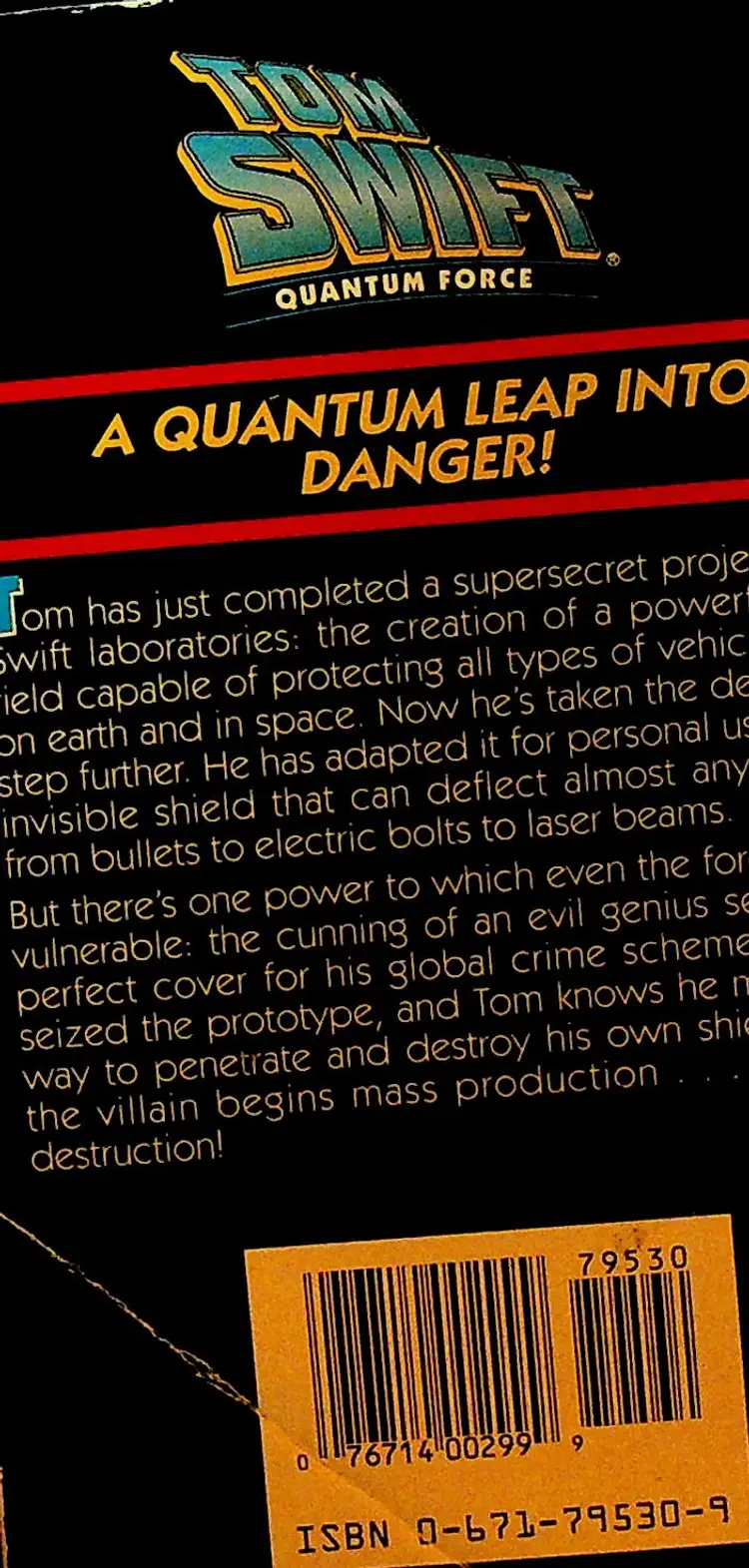 Tom Swift Quantum Force by Victor Appleton Paperback