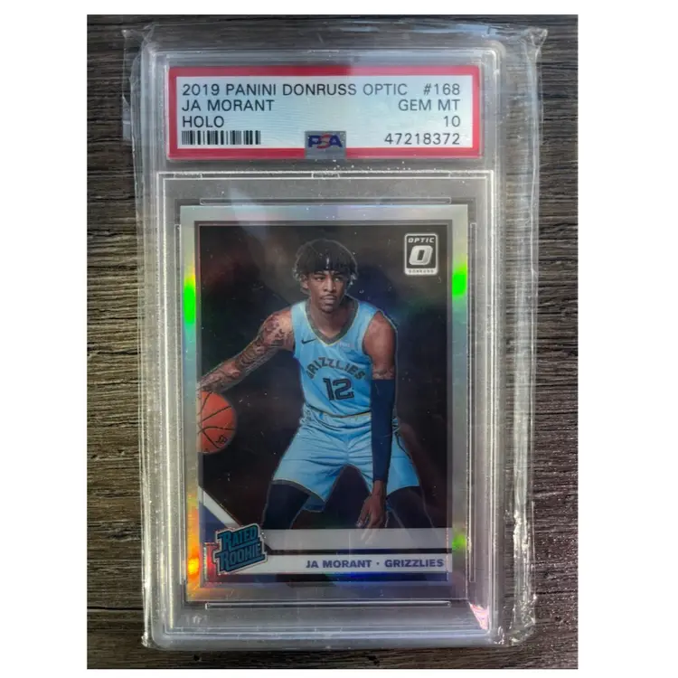 2019 Optic Silver Holo Ja Morant RC PSA 10