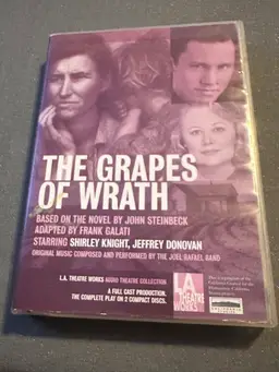 The Grapes of Wrath Audio CD by John Steinbeck, LA Theatre Works, 2 Disc Set
