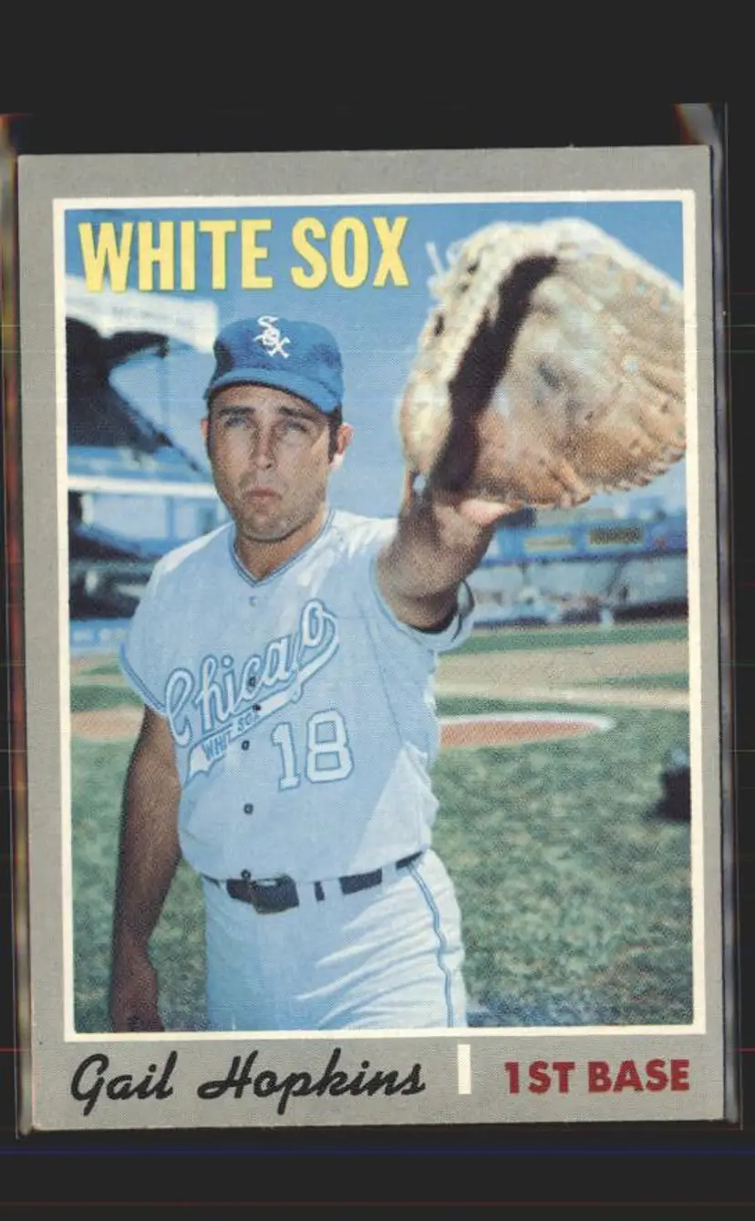 Gail Hopkins 1970 Topps #483 - (pk6) - Chicago White Sox
