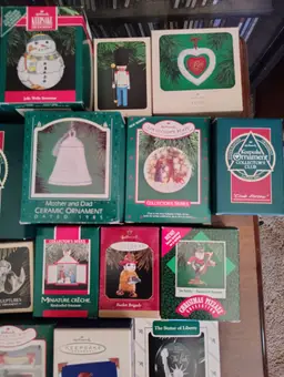 19 Hallmark ornaments 1980s-90s Lot #3