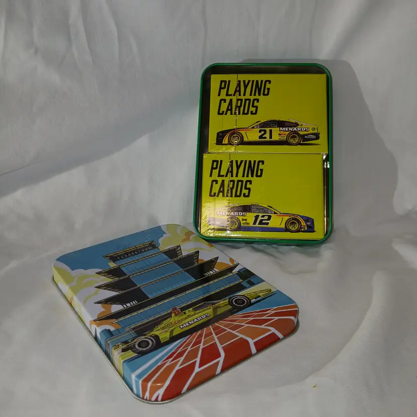 Menards Racing Commotative Playing Cards