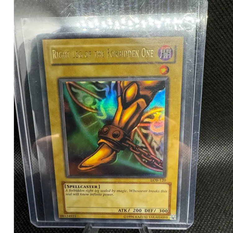 Yu-Gi-Oh TCG Right Leg of the Forbidden One LOB-120 Original Print