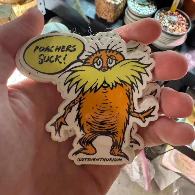 Poachers Suck Sticker Add On
