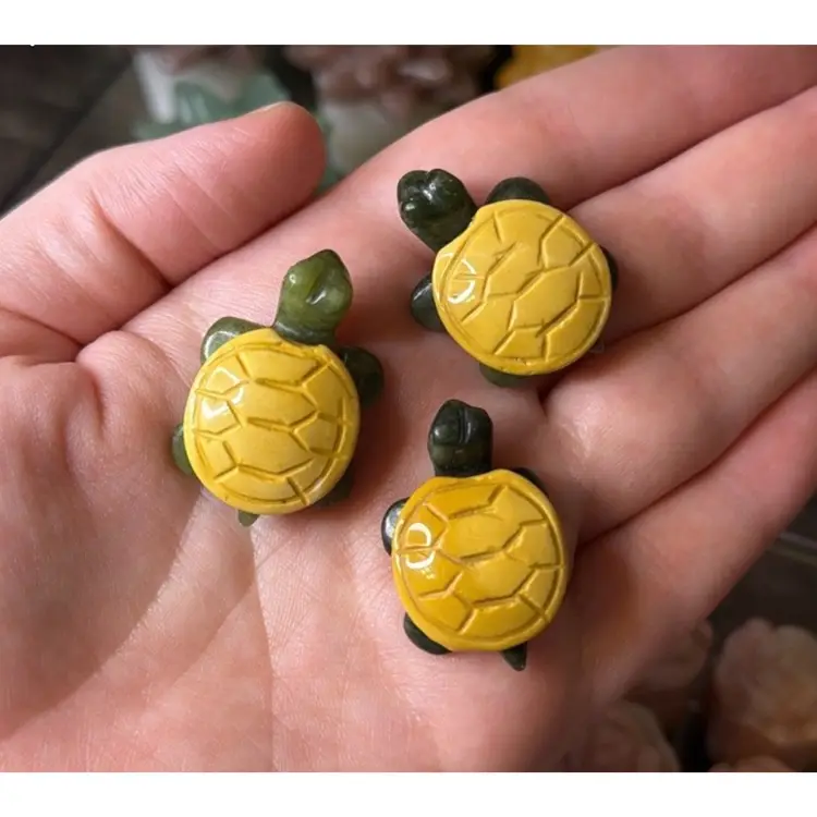 Yellow Mookaite Turtle