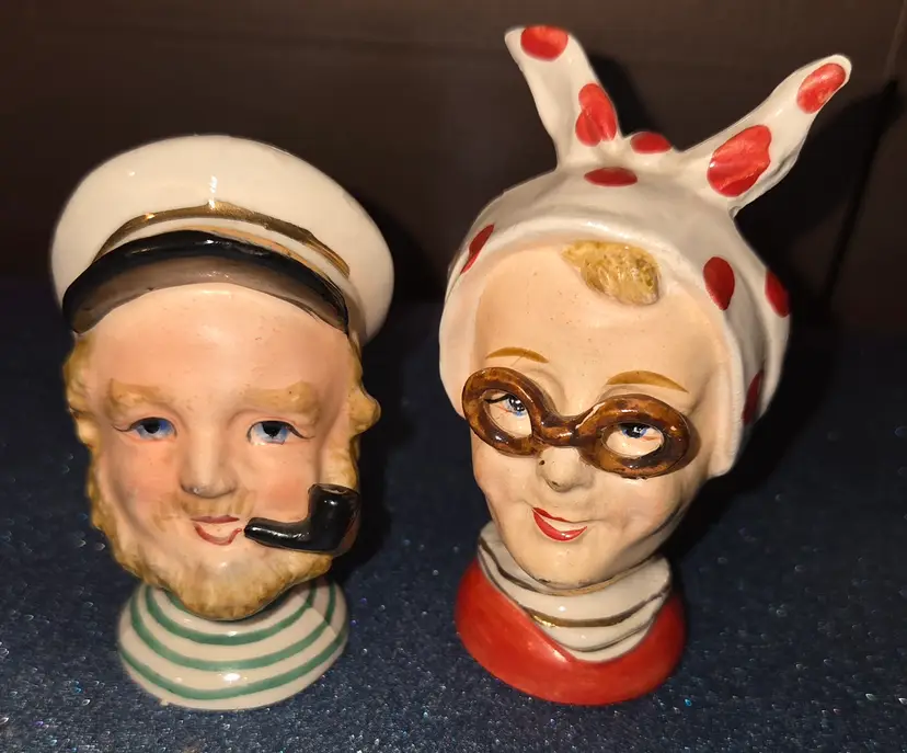 1950s Sailor & Wife S&P Shakers