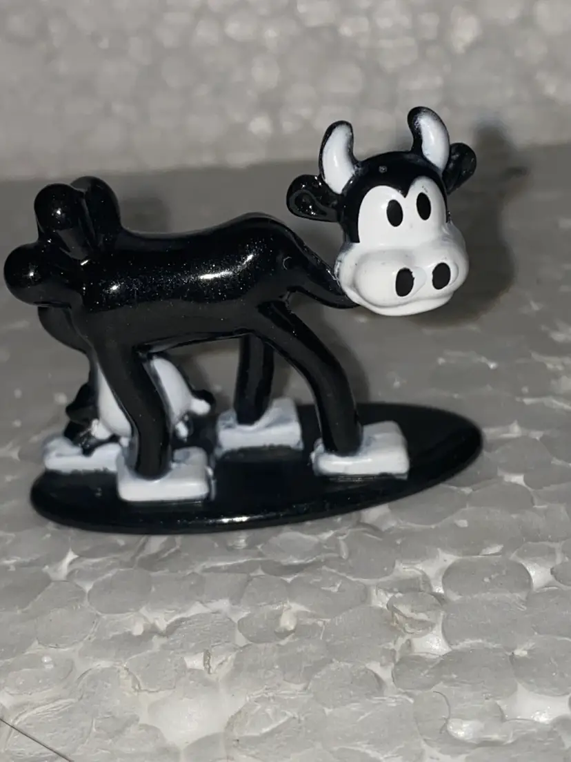 Disney 90th Anniversary "Clarabelle" Nano Die-Cast 1.5" Metal Figures As Shown- New Old Stock - Mint 2018