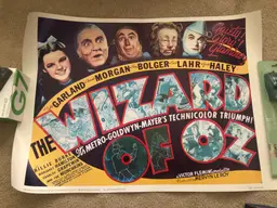 The Wizard of Oz Vintage Movie Poster - Classic Film Art
