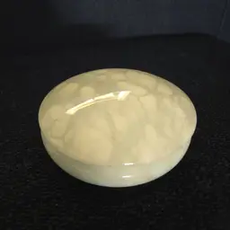 Decceschi Volterra Alabaster Trinket Box With Swivel Lid