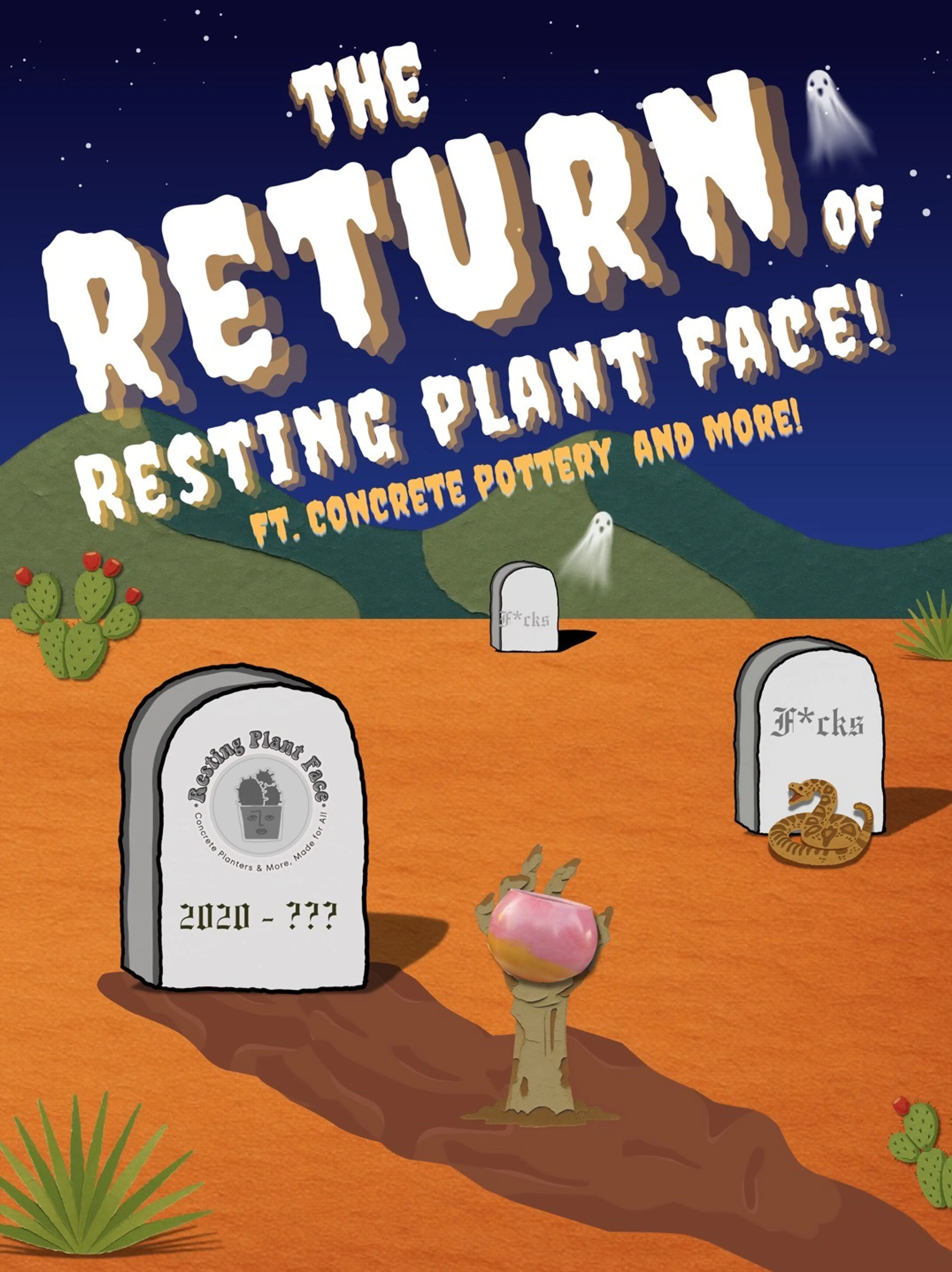 Handmade Concrete Pottery ✨