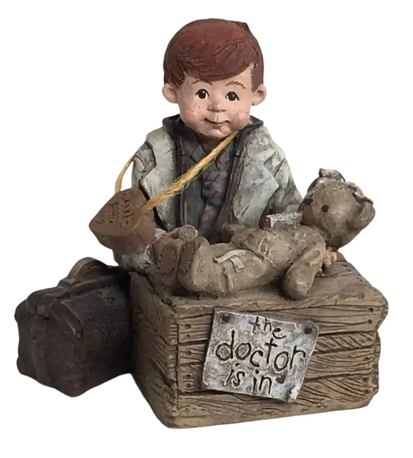 Sarah's Attic Doctor is In Twinkle Figurine 1991 Ltd. Ed 166/6000 Boy Teddy Bear