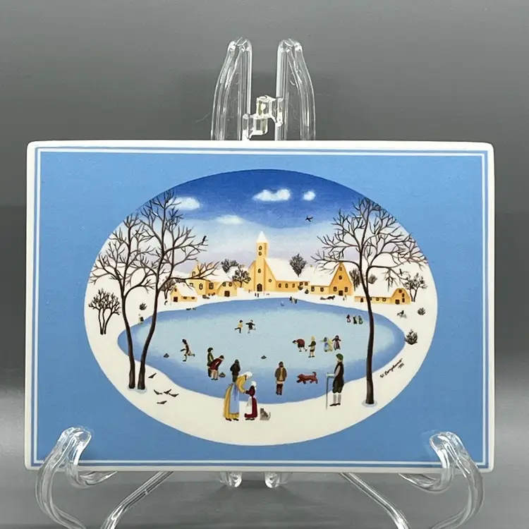 Villeroy & Boch Vilbo Card Porcelain Post Card A49 ‘Winter’