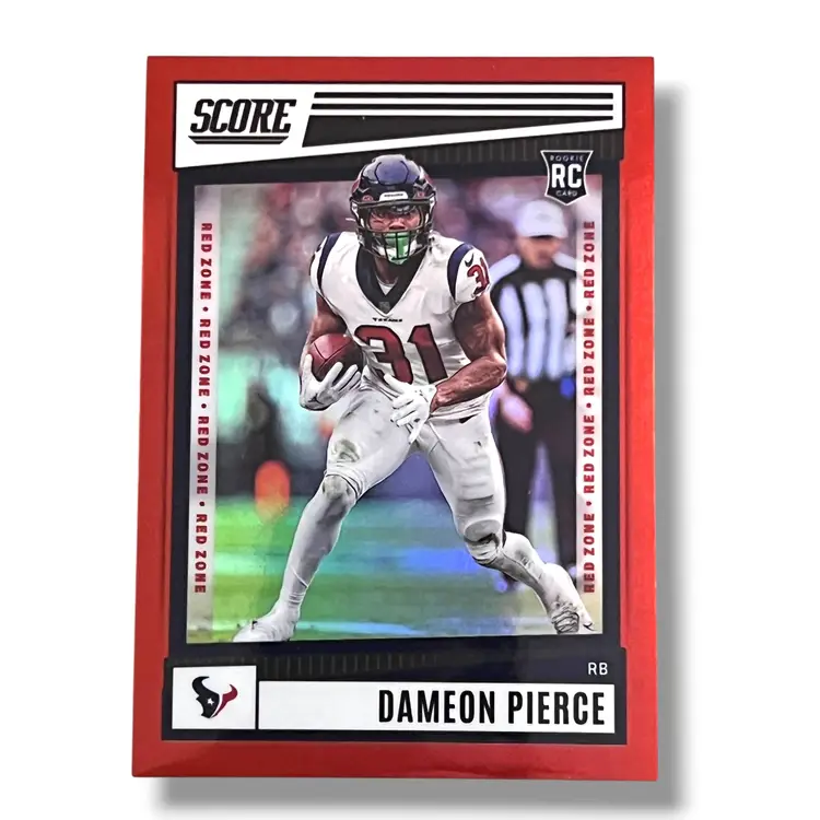 2022 Panini Chronicles Score Dameon Pierce Red Zone RC 02/20 #SP-345
