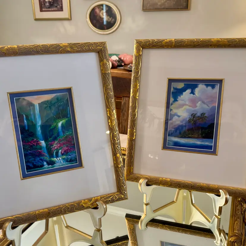 Rebecca Lowell Framed Nature prints-pair