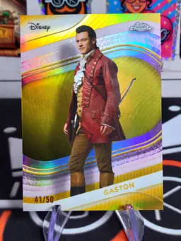 Gaston 2025 Topps Chrome Disney #131 Gold 41/50
