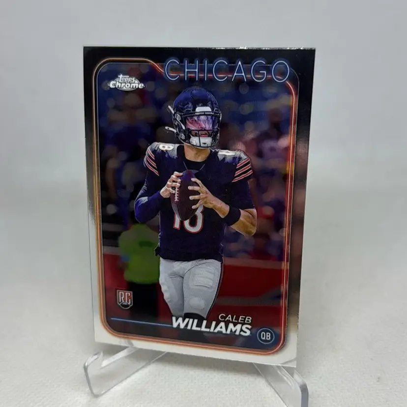 2024 Topps Chrome Football Base, Caleb Williams RC #202 Chicago Bears