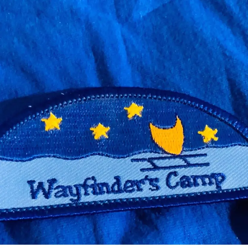 Vintage Scouting Fun Patch : Wayfinder Camp