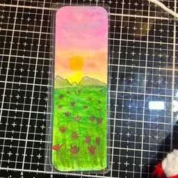 Poppies Watermark Bookmark