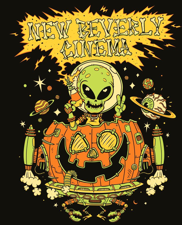 Halloween Shirt - 2025 New Beverly Black or Violet