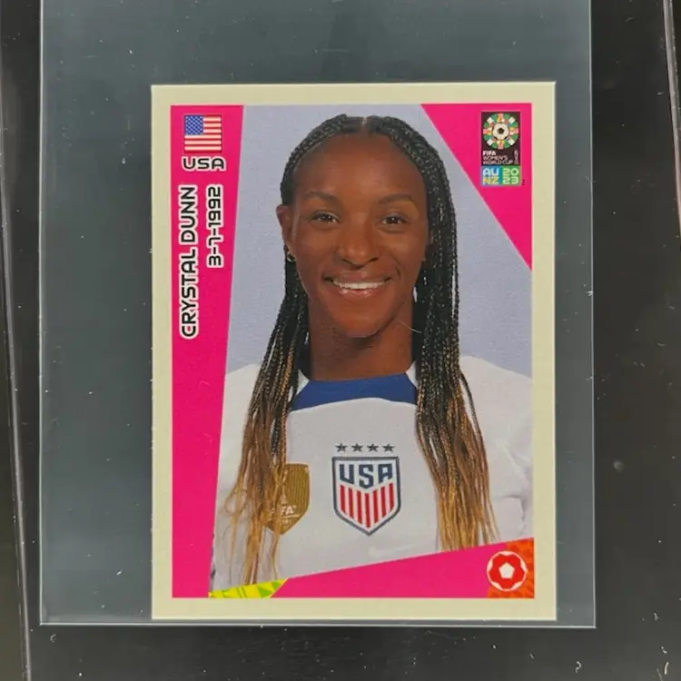 Crystal Dunn 2023 Panini Women’s World Cup Sticker USA Soccer Card
