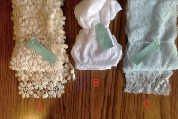 Vintage Lace:  set of 3,  Wide Width,  approx.  8½ yds.  $11.