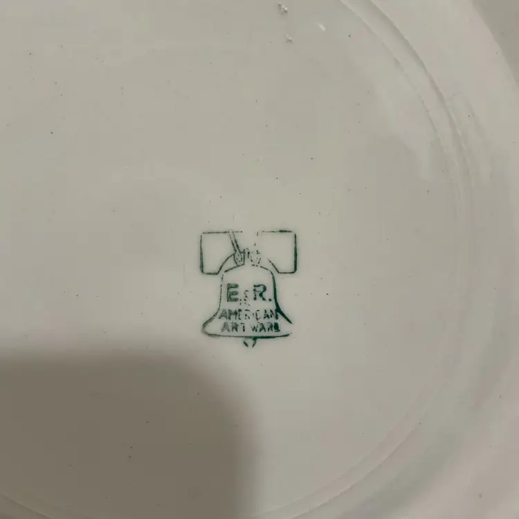 Artware Ceramic Floral Deviled Egg Plate
