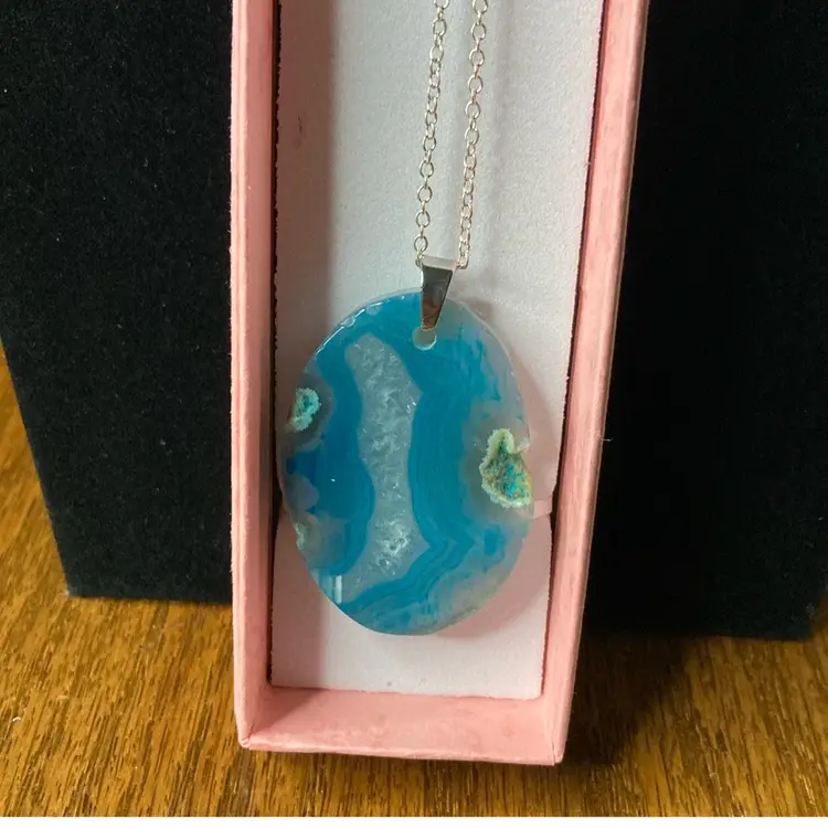 2 Day Sale! 🎉🎄🎉 HAND MADE BY ME! Necklace On 18” Chain! Will Arrive In Jewelry Box!