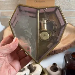 Glass & Brass Music Box