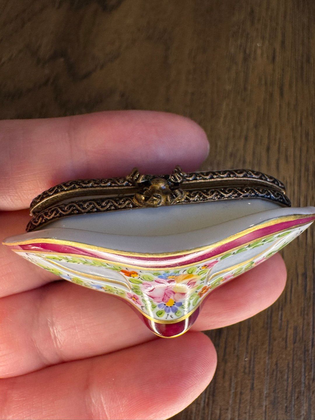 Niknax · Signed Very Rare Limoges Trinket Pill Box French