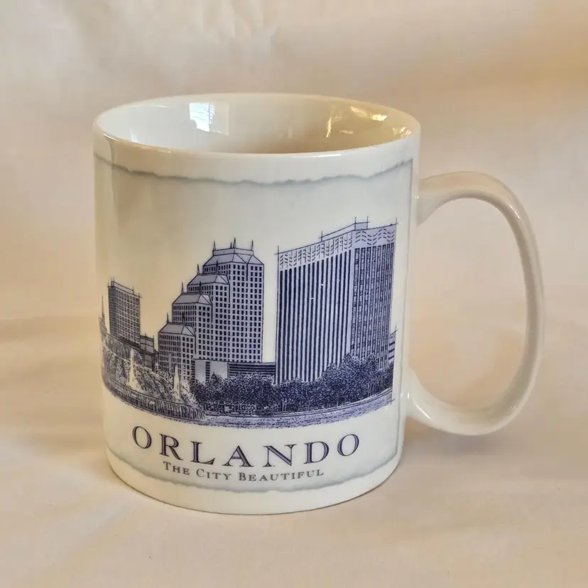 Starbucks Orlando City Architectural Skyline Series 2006 Coffee Mug Cup 18 oz