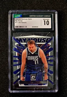 2023 Donruss Optic My House Luka Doncic #1 Gem Mint CGC 10