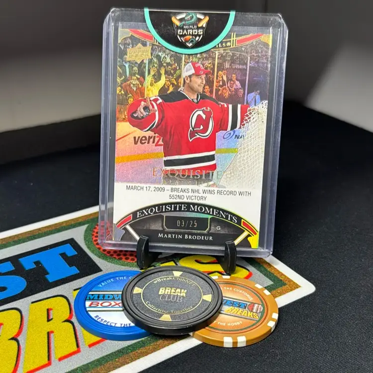 2023 Martin Brodeur 03/25 Exquisite Moments Upper deck Exquisite Collection New Jersey Devils
