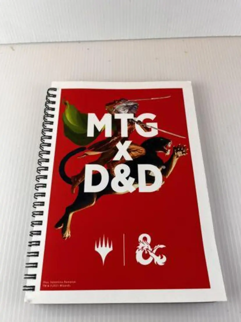 Lot 5 Adventures In The Forgotten Realms MTG x D&D binder booklet DND Notebooks