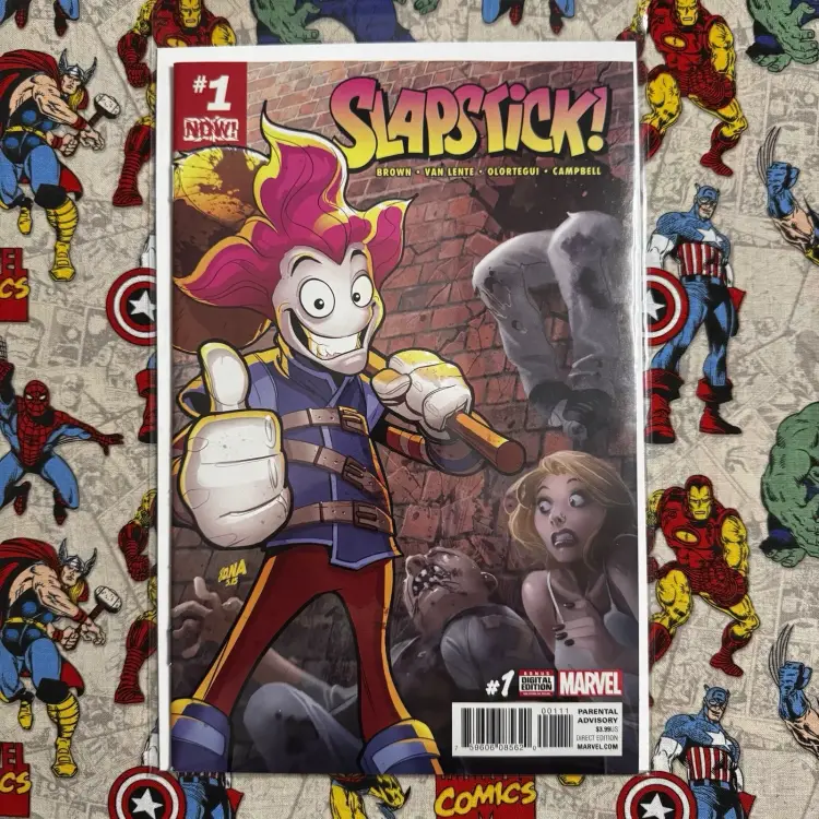 SLAPSTICK! 2016 Marvel Comics #1 2 3 David Nakayama Cover Reilly Brown Lot of 3