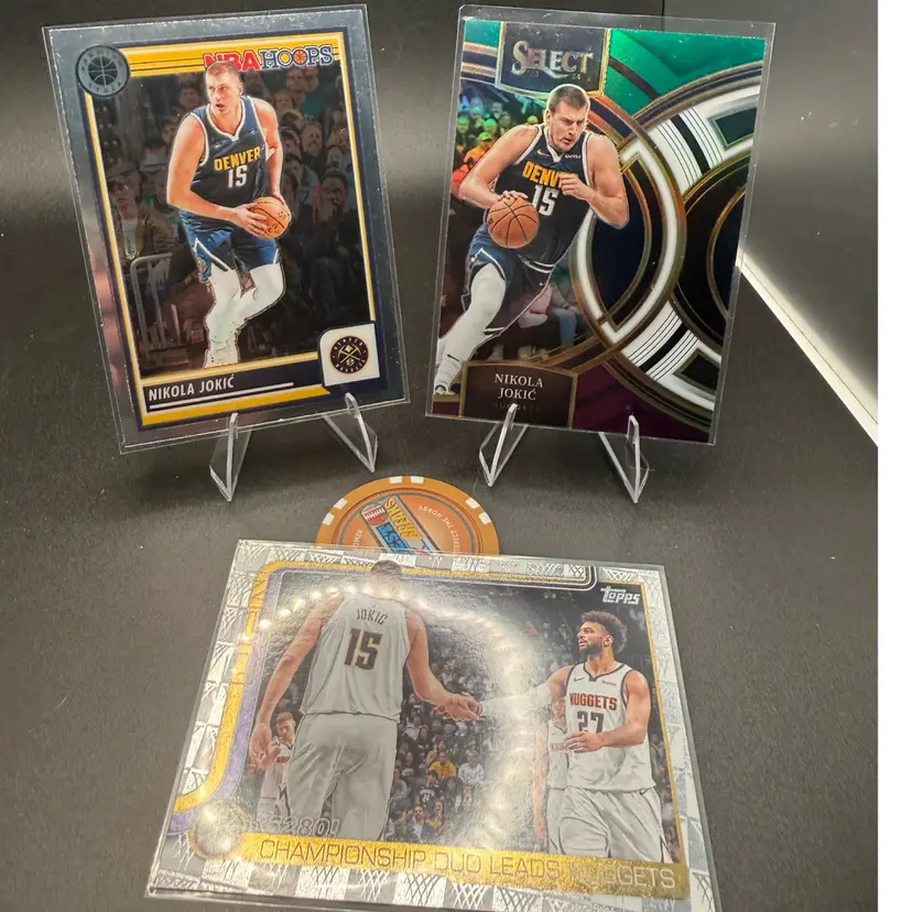 Nikola Jokic 3-card Lot Denver Nuggets