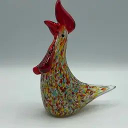 Speckled Glass Rooster