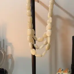 White Bead Necklace