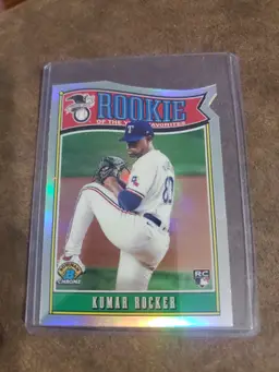 2025 Bowman Chrome Rookie of the Year Favorites Kumar Rocker Card