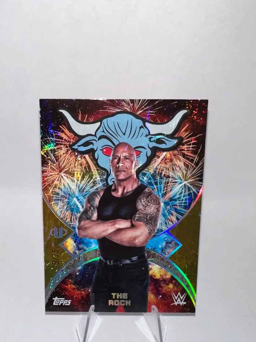 THE ROCK 🐐 /75 - 2025 Topps WWE Universe - Namesake