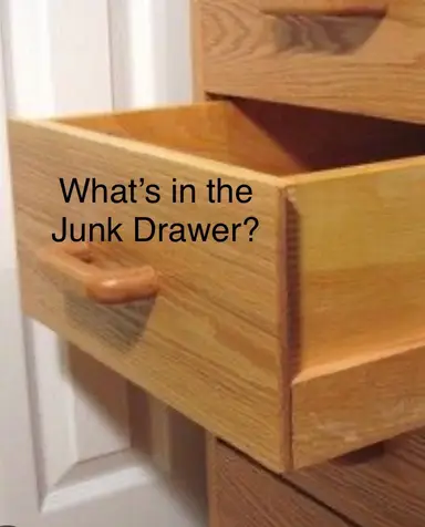 What’s In The Junk Drawer? One hour search and find.