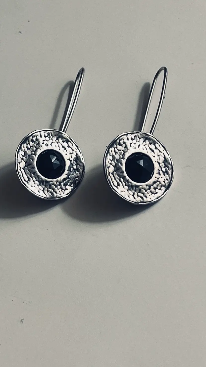 Vintage 925 Silver didae Earrings Israel