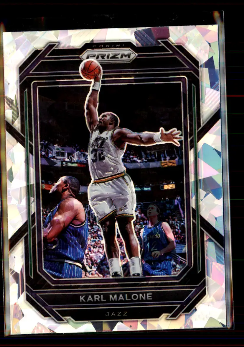 Karl Malone 2022-23 Panini Prizm Ice #284 - Utah Jazz - (2-68)